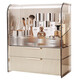 Miling cosmetics storage box dust-proof large-capacity desktop dressing table lipstick skin care products acrylic storage rack A transparent transparent dust-proof three-layer lipstick box