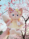 Three-legged Tiger Hug Sleeping Plush Doll Linglina Belle Doll Children's Gift for Girlfriend Cloth Doll Star Dew Size S Belle Gives Little Bear overalls + cloud sweater + hat