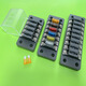 Installation and modification of car fuse box screw wiring method 4-speed 4-in 4-out 6-way 8-seat 4-way with fuse