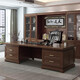 Solid wood boss desk and chair office new Chinese style president desk walnut executive desk 902# 2.4m boss desk