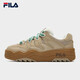 FILA winter women's colorful thick-soled casual sneakers biscuit brown-CW 37.5