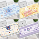 
Three-color cat cute cartoon mouse pad super large keyboard soft desk pad thickened lock edge office computer male and female 9896flower 60 cm x 30 cm x 4 mm