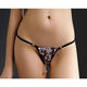 Universal sexy sexy underwear, women's underwear, hot and passionate, transparent hairy opening pants, straight into thong NTJ0068 opening style S 80-100Jin Jin is equal to 0.5kg and can be worn