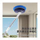 Zhong Zhang Gui German electric mop wireless household cleaning window glass mopping car wash multifunctional long handle cleaning machine dark blue + retractable rod + 360 rotation + 2 mop heads