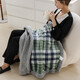 Antarctic shawl blanket, double-sided velvet, thickened lamb velvet, leg blanket, office nap blanket, sofa small quilt, air-conditioning quilt blanket, green grid multi-functional blanket, shawl/cover/spread/build 70*100cm