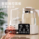 小壮熊奶瓶消毒柜婴儿恒温水壶恒温壶婴儿冲奶一体机暖奶器温奶器二合一 【升级款】雪山白 1300ml
