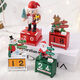 Christmas Countdown Calendar Gift Box Children's Gift Decoration Christmas Eve Ornaments Creative Kindergarten Toys New Snowman Calendar + Handbag + Wrapping Paper