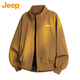 JEEP Jeep Jacket Men's Spring and Autumn Flight Jacket Men's Loose Casual Trendy Men's Top Khaki XL