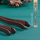 Haoxu tea clip, tea cup clip, black sandalwood solid wood tweezers, tea making tools, Kung Fu tea set accessories, tea ceremony six gentlemen upgraded version - bamboo elbow tea clip, tied rope