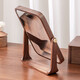 Solid wood mirror vanity mirror desktop portable desktop vanity mirror bedroom vanity mirror gift female sense walnut vanity mirror-square