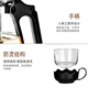 Teapot, tea water separation, large-capacity household glass teacup, office tea set, 1000mL teapot + 4 lotus cups