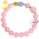 MARDOTG pink crystal bracelet for women pink crystal bracelet gift 8 beads diameter