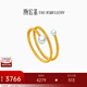 Chao Acer Filigree Yunqi Gold Pearl Ring Women's Pure Gold Filigree Hand Jewelry Stacked for Girlfriend's Birthday Gift TK Women's No. 11