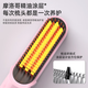 Amoi Li Ruotong recommends the newly upgraded 8th generation small iron wireless hair straightening comb straight plate clip negative ion splint straight hair curling rechargeable portable curling iron flagship model - pink upgraded five rows of comb teeth + plasma hair care + essential oil ceramic