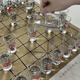 Miaopule 2026 new glass wine cup chess board Chinese white wine KTV home party game props drinking small 50 Chinese chess cup white wine game set