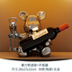 First sight of wine cabinet decorations, art, light luxury, high-end red wine rack, living room sideboard, TV cabinet, housewarming gift, violent bear wine rack + bottle opener