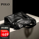 POLO briefcase men's official handbag first-layer cowhide business 14-inch computer bag birthday gift for boyfriend