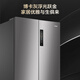 Haier (Haier) 503L French multi-door first-level dual-frequency full-space fresh-keeping EPP ultra-clean zero-distance embedded large-capacity full-width large drawer refrigerator BCD-503WGHFD14GYU1 gray