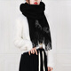 Écharpe d'entraîneur pour hommes et femmes Universal Wool Scarf écharpe Carriage Couple imprimé Modèle 4622 BKHG