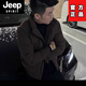 JEEP SPIRIT2026 stand collar cotton coat with cotton and thickened cuff sleeves slim short men's cotton coat warm and thick autumn and winter windproof military green L recommendation 110-130Jin Jin equals 0.5 kg