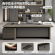 Semphia E0 grade desk boss desk workbench light luxury senior president desk office manager desk boss desk and chair combination E0 grade plate 1.8m boss table short cabinet - source factory
