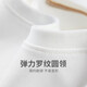 Dancing with Wolves [with mulberry silk] round neck short-sleeved T-shirt for men 2025 summer new embroidery cool breathable base short t6623 white 803 L (175)