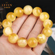 Layun Feiyin 7A natural beeswax bracelet, collectible demon flower white nectar, single circle amber non-optimized honey-filled bracelet, high-end, about 13-14mm collection-grade beeswax (with certificate), selected and issued