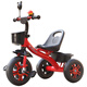 Children's tricycle bicycle with push handle baby stroller child bicycle bicycle 1-3-6 years old stroller _Classic wheel red