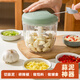 Wanzhuang new product manual garlic artifact household garlic mincer for mincing garlic five blades 900ML large green