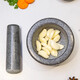 Miling natural stone garlic pounder stone mortar Chinese medicine grinder bluestone garlic press garlic mortar household granite garlic paste A default