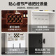 Yusenyi Wine Cabinet Partition Cabinet Home Wall Porch Simple Entry Door Shoe Cabinet Integrated Living Room Sideboard Cabinet Storage Cabinet Includes Entry Four Doors 160 Milk Tea Color