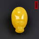 Amber School, one object, one picture, one certificate, beeswax three-way Buddha head, single bead, natural amber with loose beads, jewelry accessories, three-way accessories, 4.34g, hole 17mm