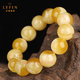 Layun Feiyin 7A natural beeswax bracelet, collectible demon flower white nectar, single circle amber non-optimized honey-filled bracelet, high-end, about 13-14mm collection-grade beeswax (with certificate), selected and issued