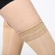 Summer thin first-level pressure venous elastic varicose socks, but smooth and beautiful leg long-tube over-the-knee compression socks new style (non-silicone thin long-tube open toe/skin color S