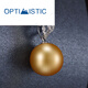 OPTIMISTIC gold pearl gold pearl necklace gold bead pendant buckle head seawater pearl pendant water pearl pendant