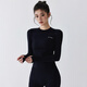 Tights Women's Tops Yoga Wear Tops Women's Tight Slimming Sports Long Sleeves Breathable Quick-Drying Running Pilates Special Black M
