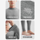 Langsha Autumn Clothes Autumn Pants Men's Suit 100% Cotton Mid-High Collar Antibacterial Bottoming Shirt Cotton Sweater Men's Thermal Underwear