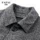 FAPAI down coat double-wear men's coat double-sided woolen coat mid-length coat for men