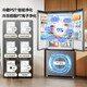 Midea M60 series 558-liter French-style multi-door refrigerator household large capacity 559 cross four-door ultra-thin embedded air-cooled frost-free first-class energy efficiency BCD-558WUFIPZM(E) BCD-559WUSIPZM(E) Phantom Sand