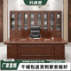 Cosenger solid wood boss desk office desk new Chinese style high-end simple boss desk office chairman president desk and chair combination single table without side cabinet 1.8 meters
