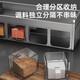 Shuitian Yifang kitchen seasoning storage rack wall-mounted punch-free multifunctional seasoning box storage rack kitchen utensils and utensils gun ash 5 compartments spoon * 5 + space aluminum