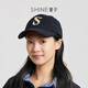 Xuanzi jewelry casual sports baseball cap simple Korean letter hat women's versatile sun hat for travel navy blue M(-cm)