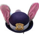 Taoyiyou Police Officer Judy Rabbit Ears Hat Zootopia Big Head Hat Headwear Suitable for Disney Amusement Park Judy Rabbit Children's Hat Navy Blue (Head Circumference 54CM)