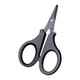 Titanium-plated manual scissors, PE line, lead-covered fishing line, strong horse sharpness, stainless steel lure small scissors, multi-functional fishing line scissors - titanium-plated black scissors - 1 pair