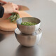 Shuangshan Stainless Steel Cooking Bowl with Scale Baking and Egg Bowl Mixing Salad Basin Kitchen Multi-Function Preparation Bowl Set Cooking Bowl S+L+Lid