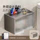 Shantou Lincun Toilet Paper Box Bathroom Tissue Box Bathroom Toilet Paper Storage Rack Toilet Wall Mounted Bathroom Paper Roll Holder Gray Cream White-Acrylic + Striped Acrylic Single Layer Thickened Widened Waterproof