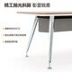 Boss desk light luxury office desk modern manager desk president office supervisor desk and chair combination E0 plate B type 1.4 meter desk - left side cabinet - eucalyptus color