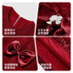 Barbie Girls Red Dress Autumn and Winter Girls Skirt Velvet Tank Top New Year Clothes New Year Clothes Girls BY007