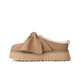 UGG new winter women's comfortable and fashionable thick-soled solid color bow casual slip-on slip-ons 1176290 SAN | Sand 38