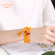La Yun Feiyin Baltic Chicken Oil Yellow Beeswax Bracelet 108 Floating Flowers Old Beeswax Bracelet Amber Bracelet Collection Grade 6mm 108 Pieces (with Certificate)